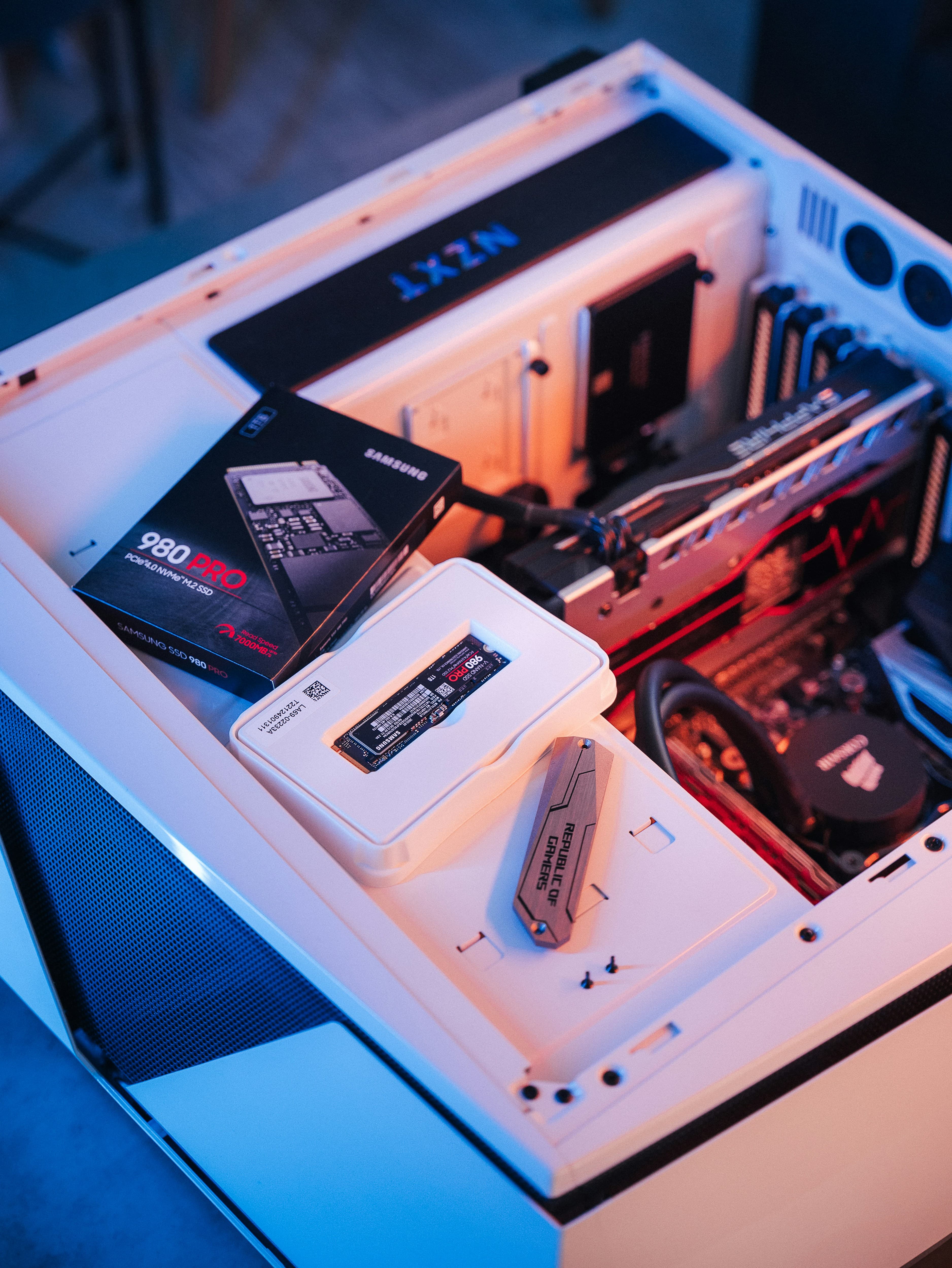 Almacenamiento y piezas de repuesto