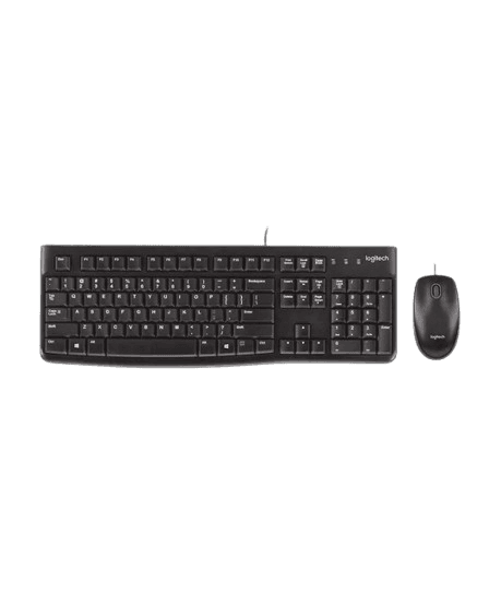 Combo Teclado + ratón Logitech Alámbrico MK120 USB español