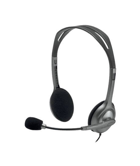 Audífonos Logitech H111, Diadema con micrófono PLUG (tipo auricular) 3,5mm