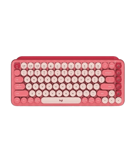 Teclado Logitech Bluetooth - Inalámbrico - Bolt POP keys emoji Mecánico Heartbreaker español