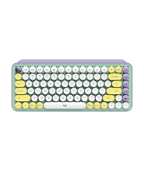 Teclado Logitech Bluetooth - Inalámbrico - Bolt POP keys emoji Mecánico Daydream español