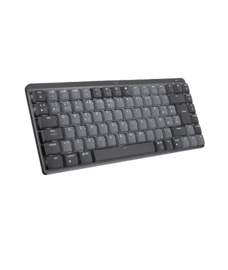 Teclado Logitech MX mini Inalámbrico Mecánico retroiluminado blanco español