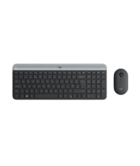 Combo Teclado + ratón Logitech Inalámbrico MK470 delgado español