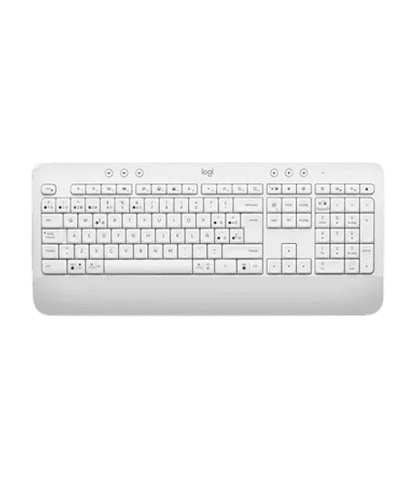 Teclado Logitech K650 Bluetooth / Bolt Blanco español